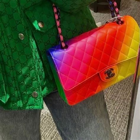 chanel rainbow bag price